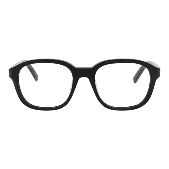 Berluti Mens Round/Oval Black Black Transparent Fashion Designer Eyewear